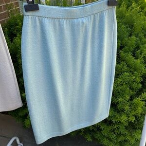 St John blue knitwear skirt - unworn